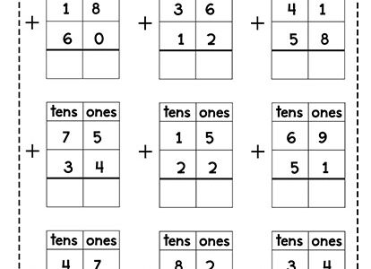 Additonal 2 Numbers Fall Addition Printables