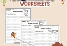 26 Printable Trace the Alphabet Worksheets